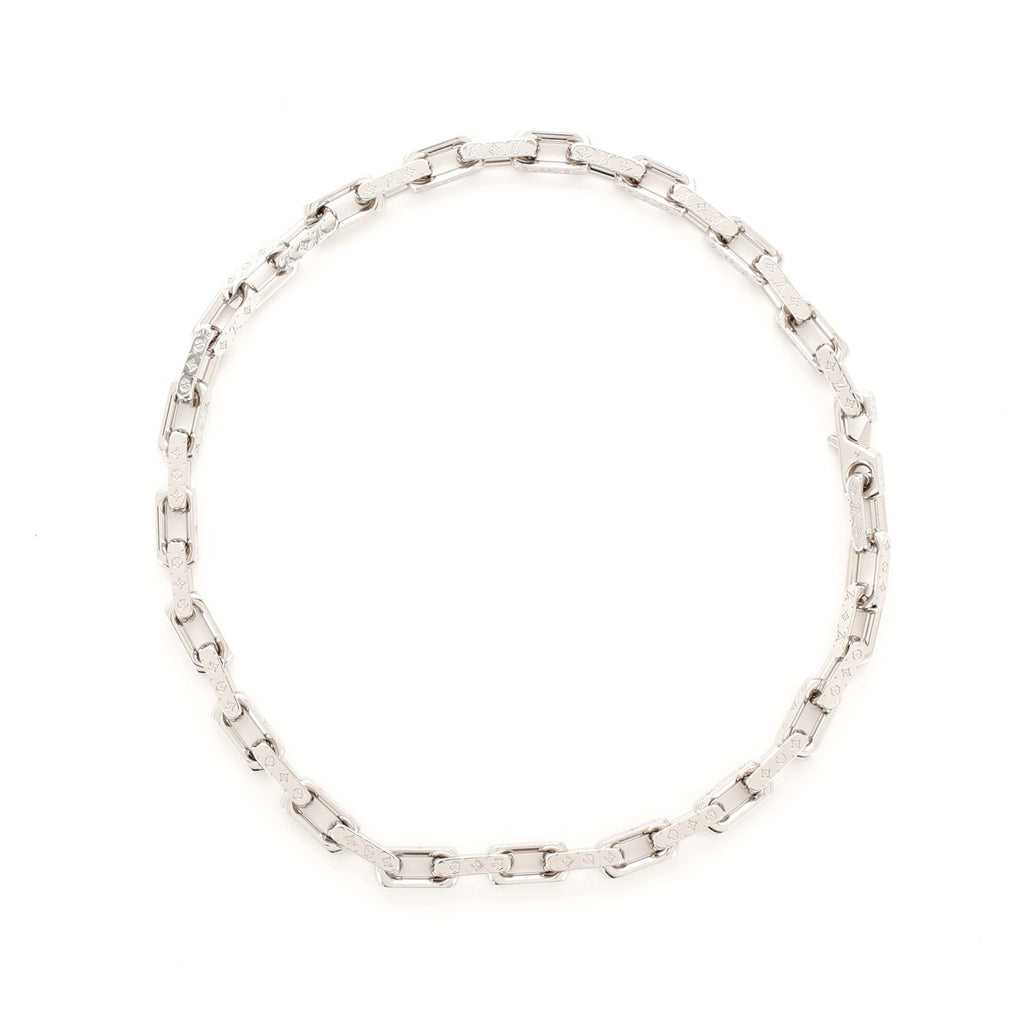 Monogram Chain Necklace Metal