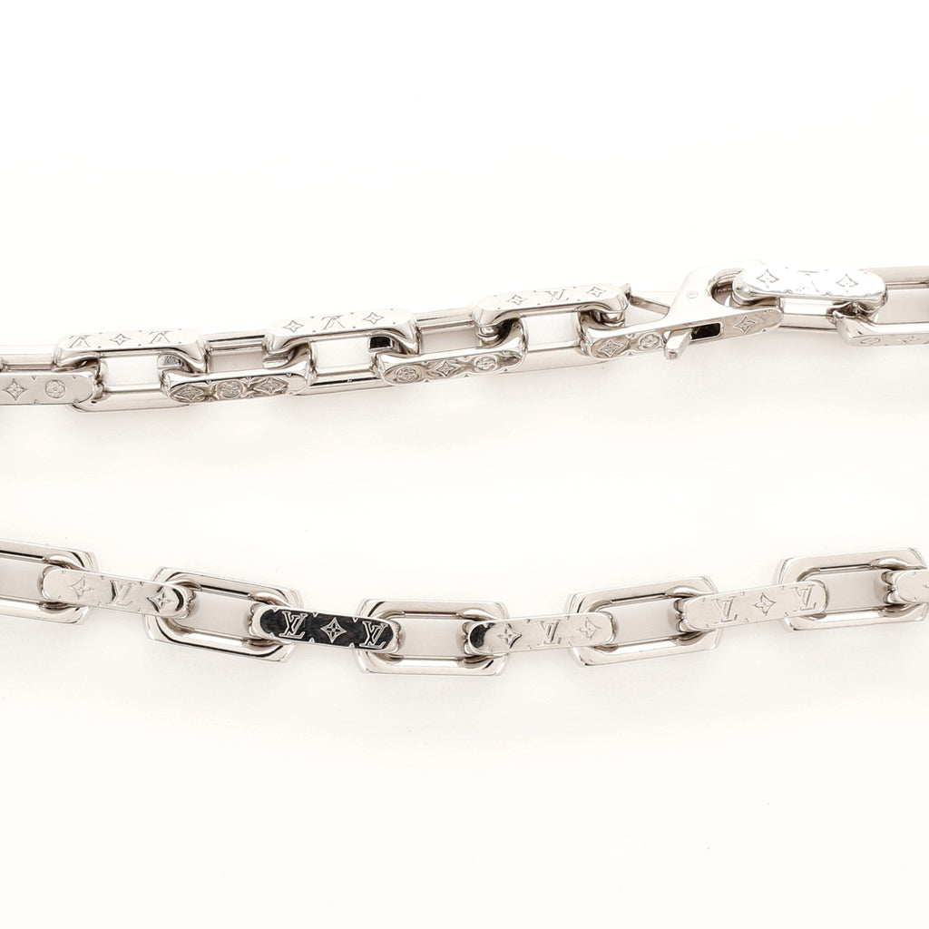 Monogram Chain Necklace Metal