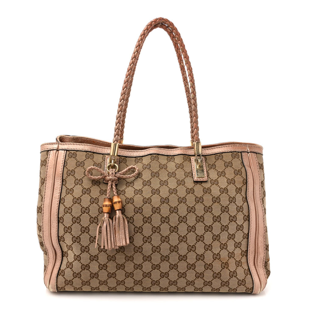Monogram Cellarius Calfskin Medium Bella Tote Rose Gold
