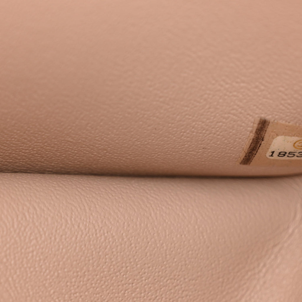 Patent Horizontal Quilted Jumbo Single Flap Pink