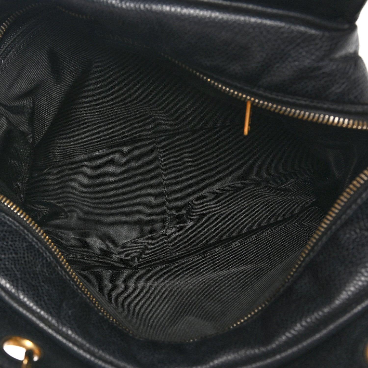 Caviar Quilted Petit Timeless Tote PTT Black