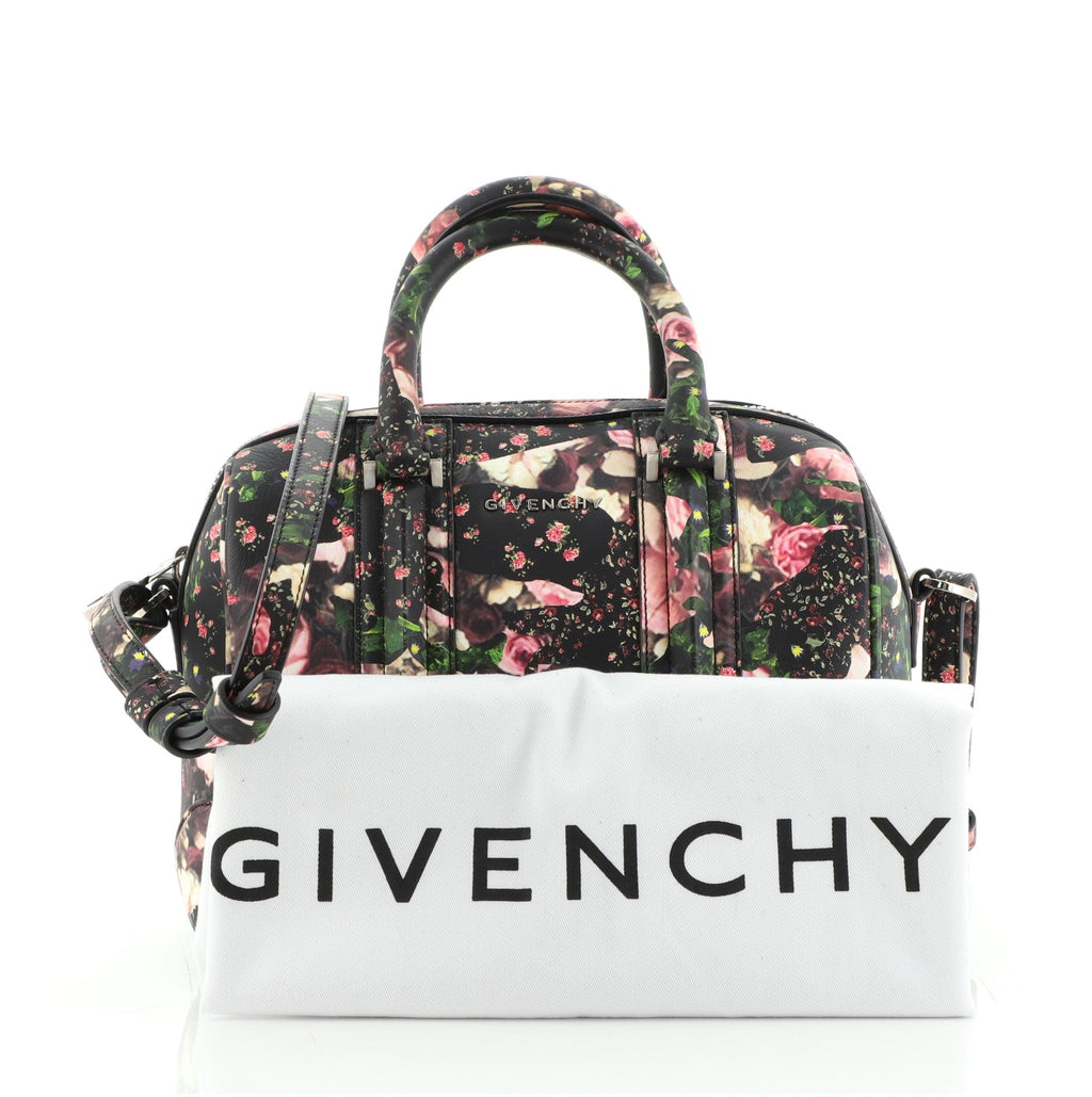 Lucrezia Duffle Bag Printed Leather Mini