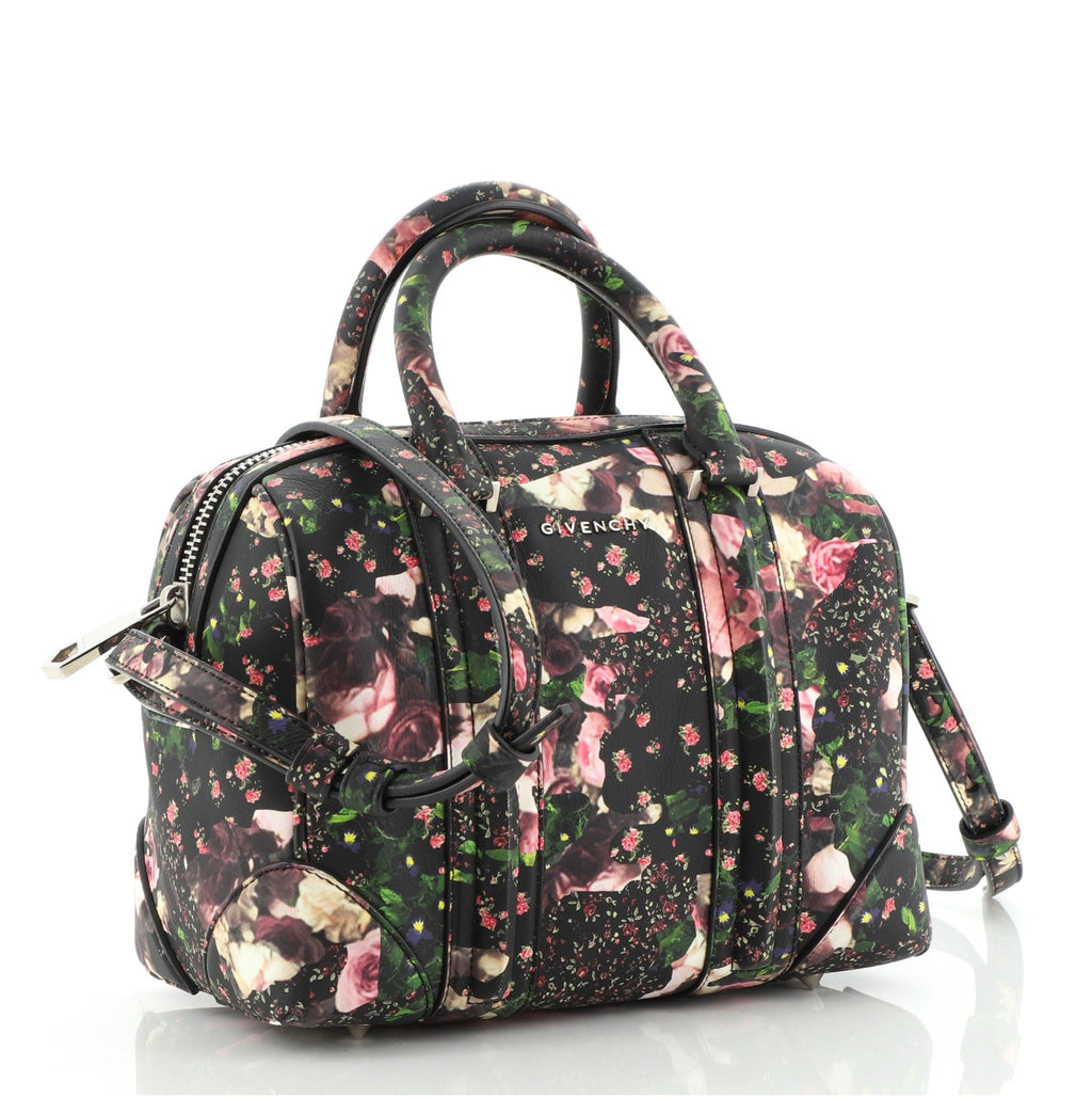 Lucrezia Duffle Bag Printed Leather Mini