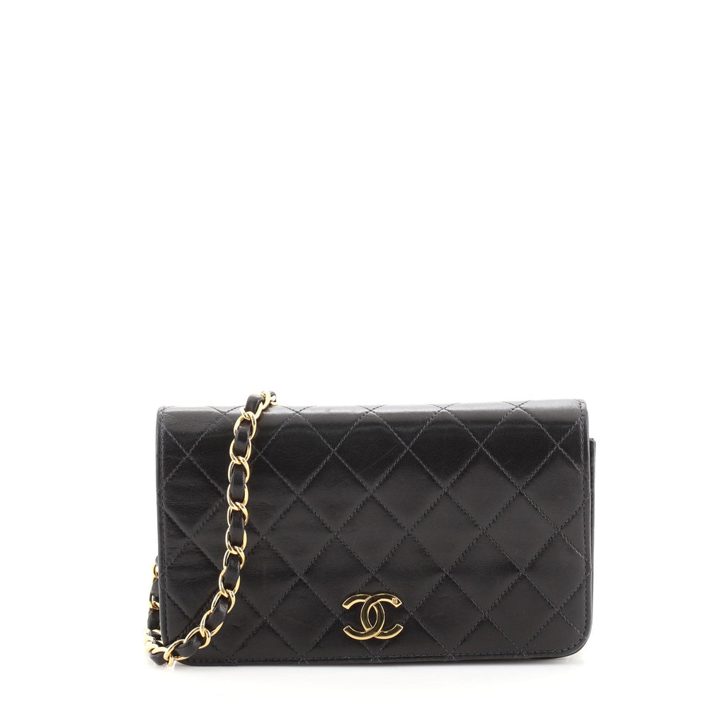 Vintage Full Flap Bag Quilted Lambskin Mini