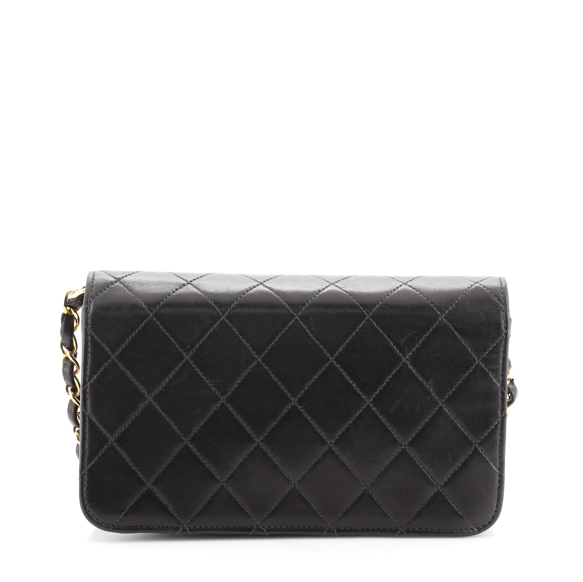 Vintage Full Flap Bag Quilted Lambskin Mini