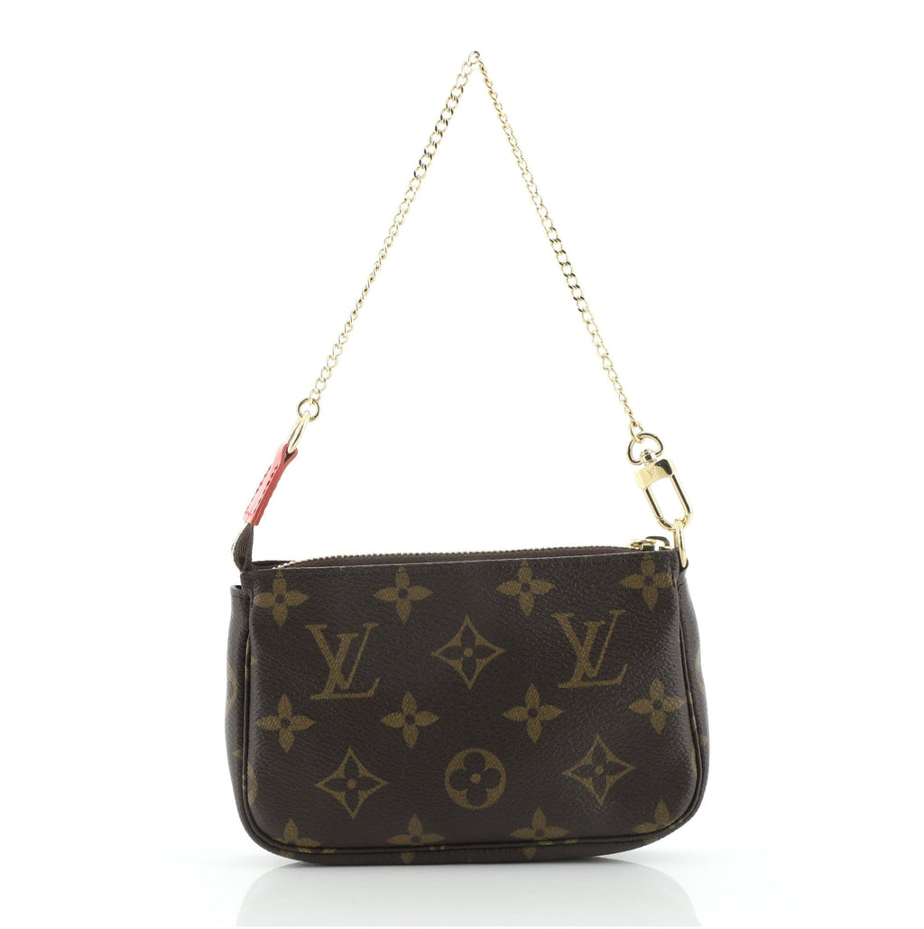 Pochette Accessoires Limited Edition Vivienne Xmas Monogram Canvas Mini