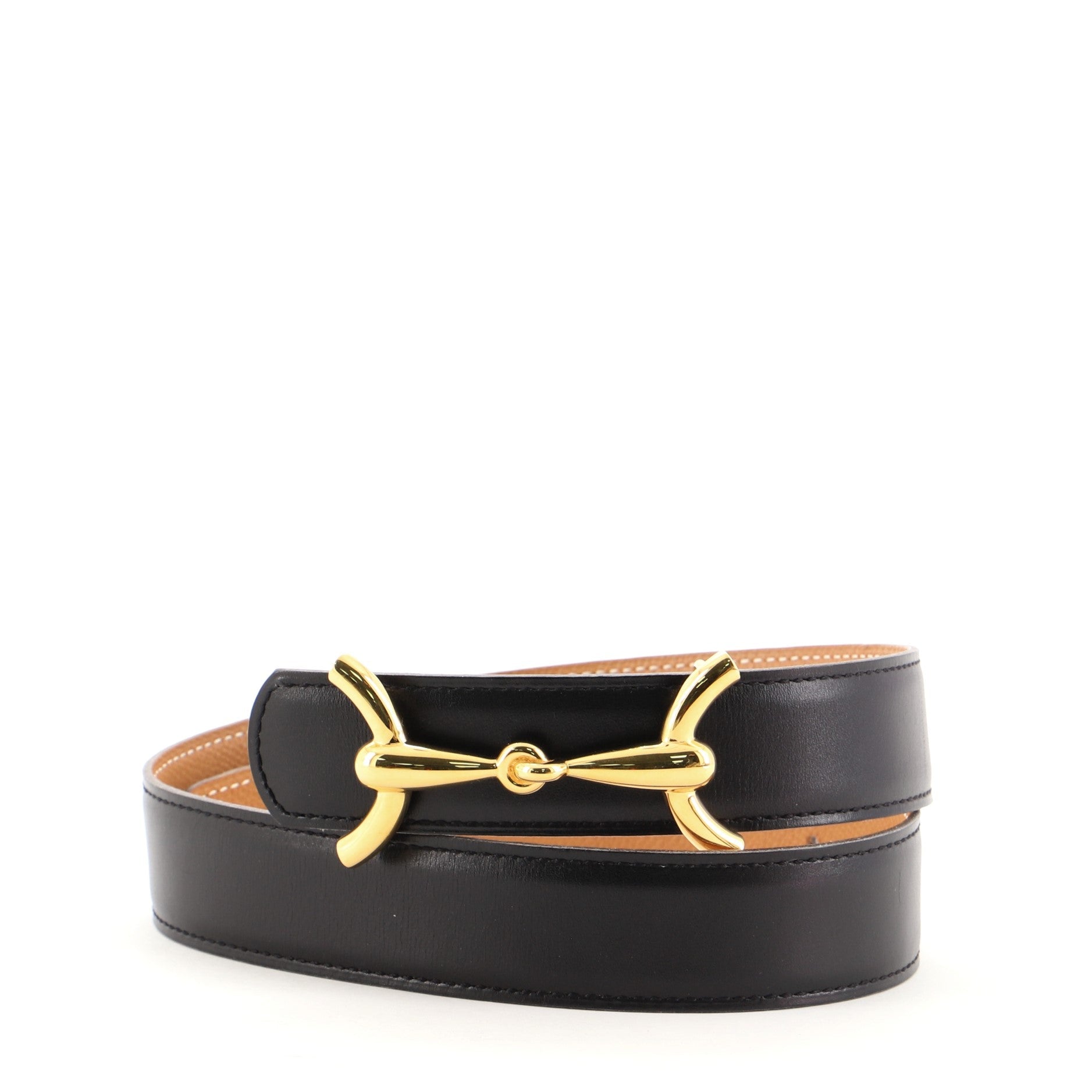 Horsebit Reversible Belt Leather Medium 63