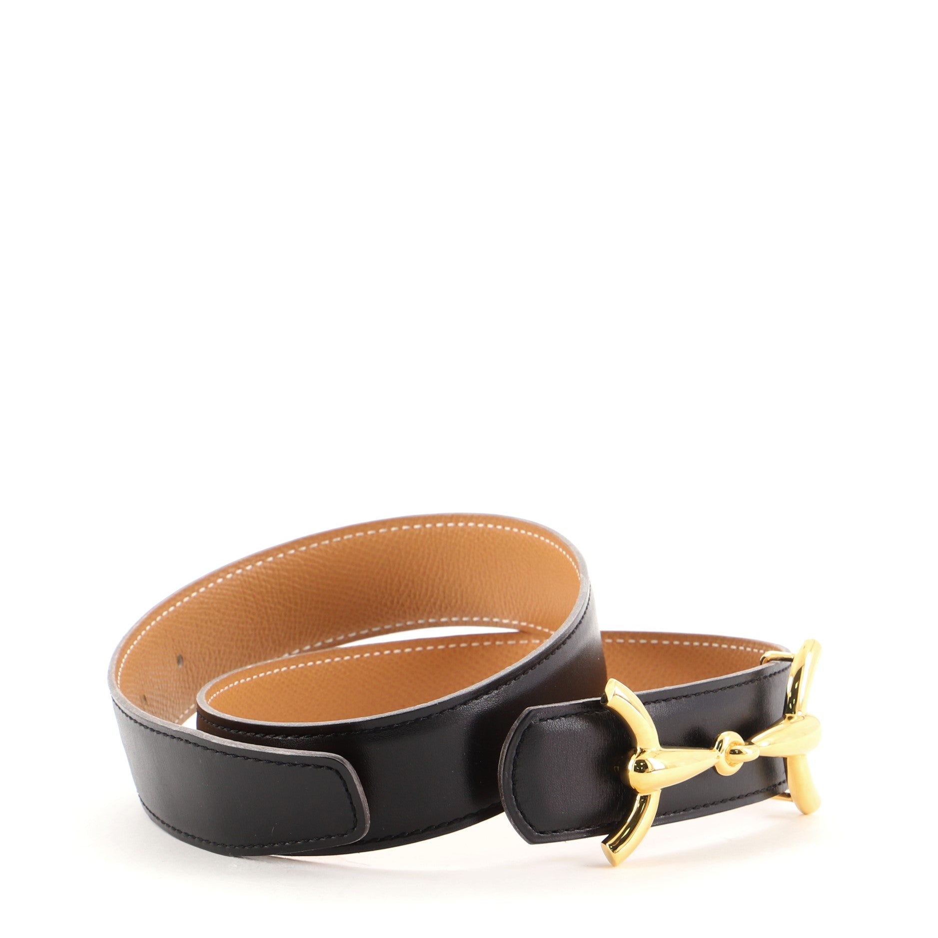 Horsebit Reversible Belt Leather Medium 63
