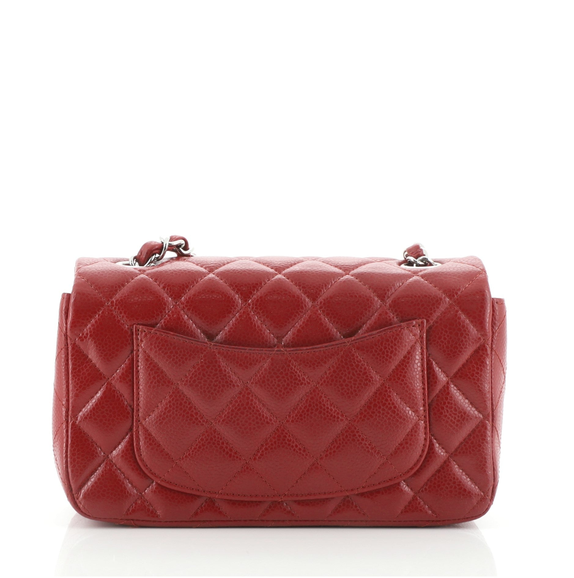 Classic Single Flap Bag Quilted Caviar Mini