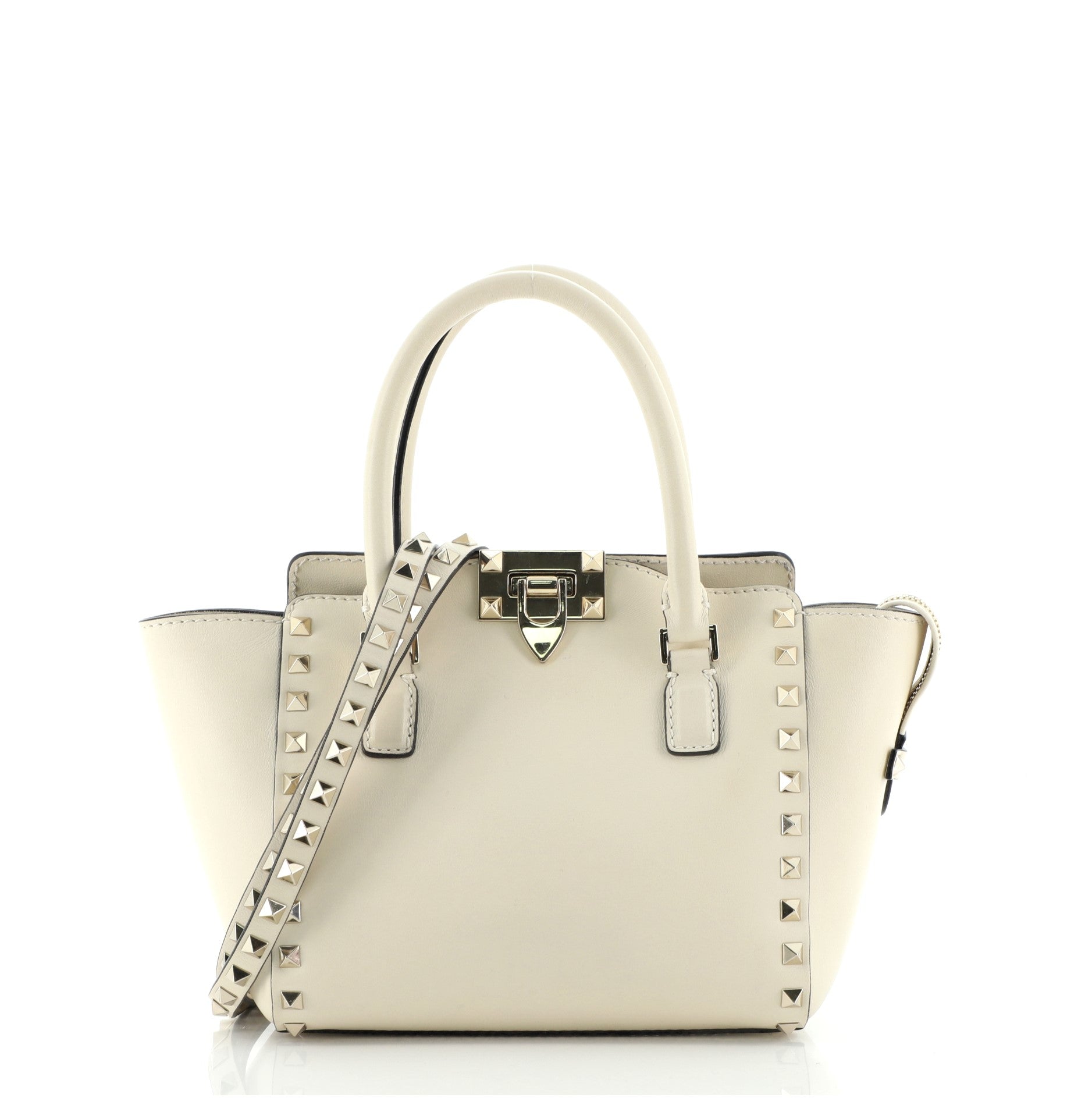 Rockstud Tote Rigid Leather Mini