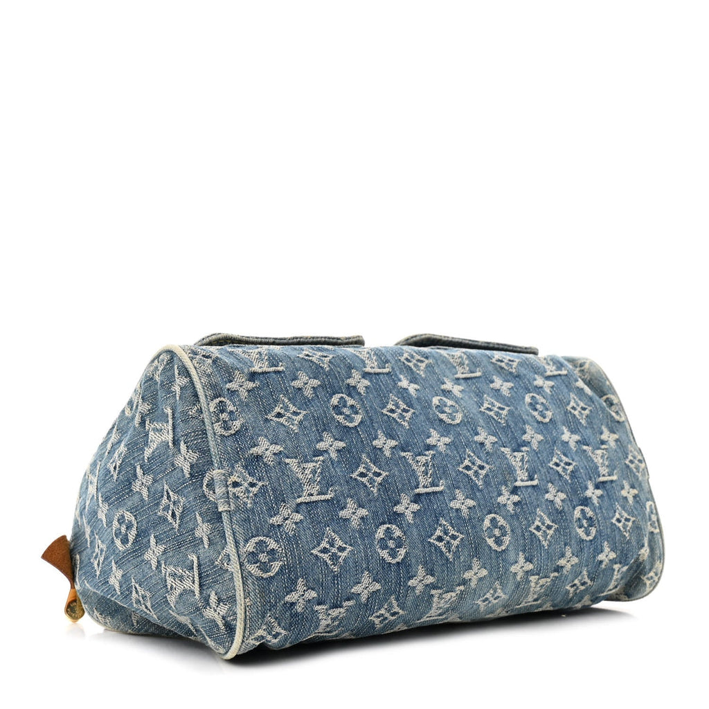 Monogram Denim Neo Speedy Blue