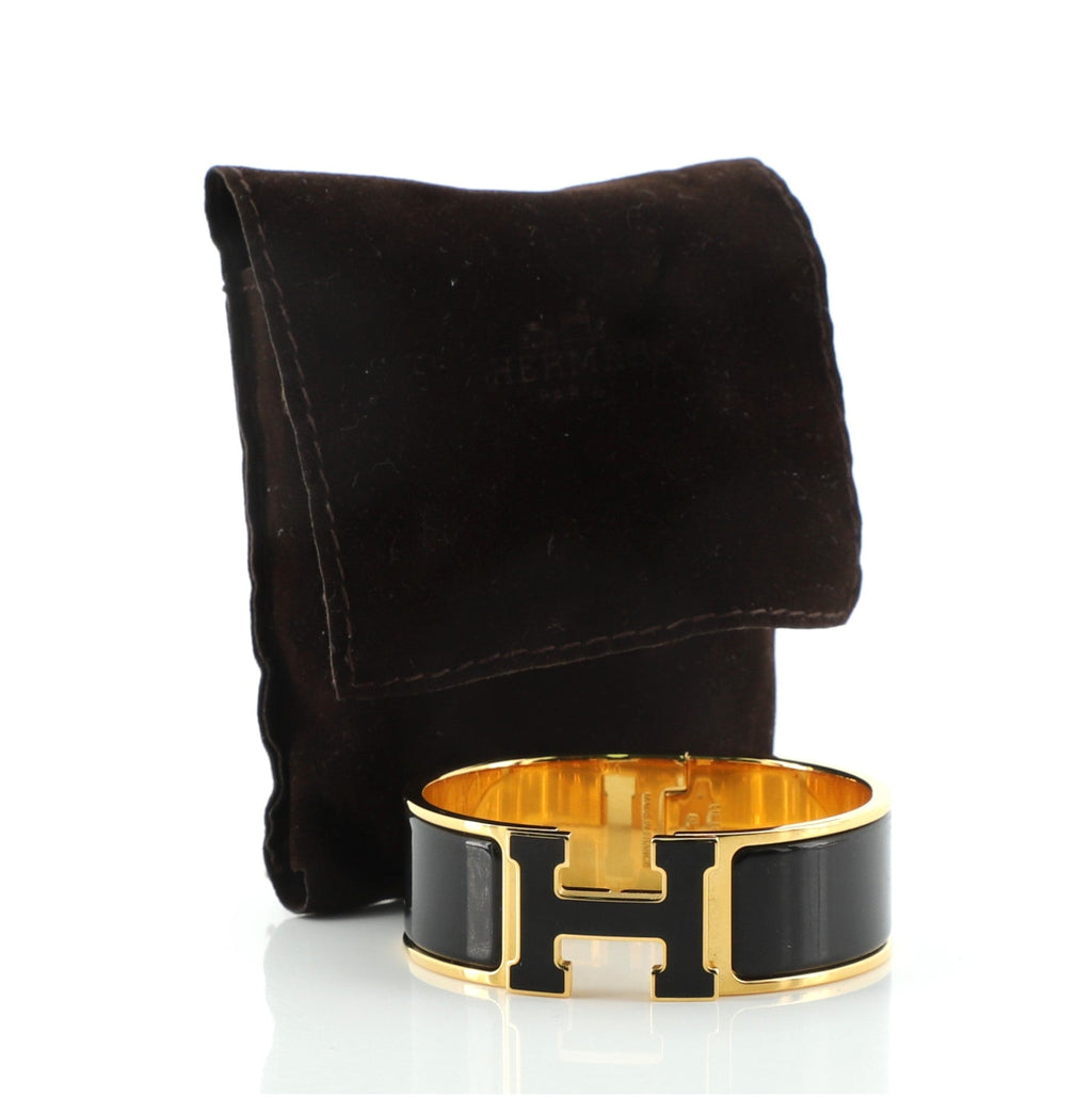 Clic H Bracelet Enamel Wide