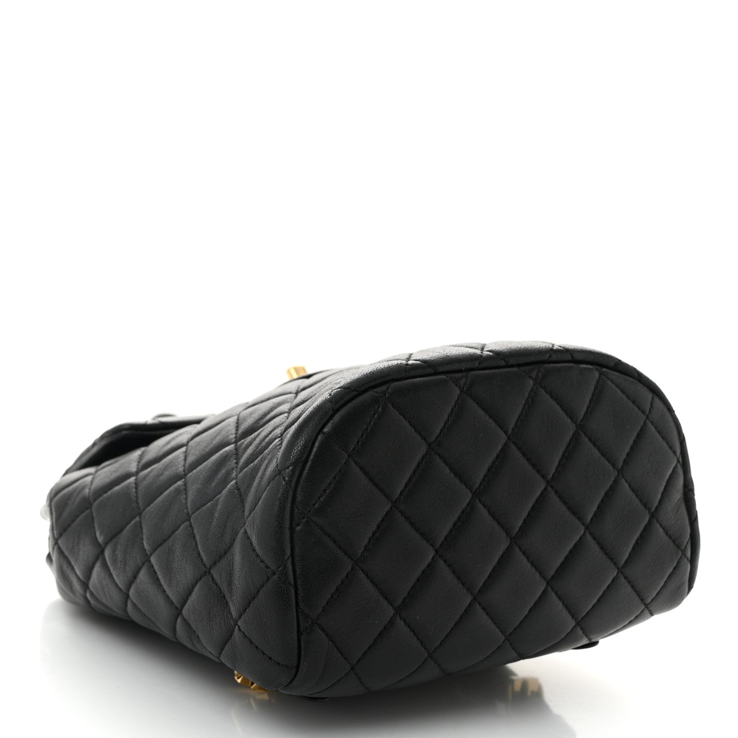 Lambskin Quilted Mini Urban Spirit Backpack Black
