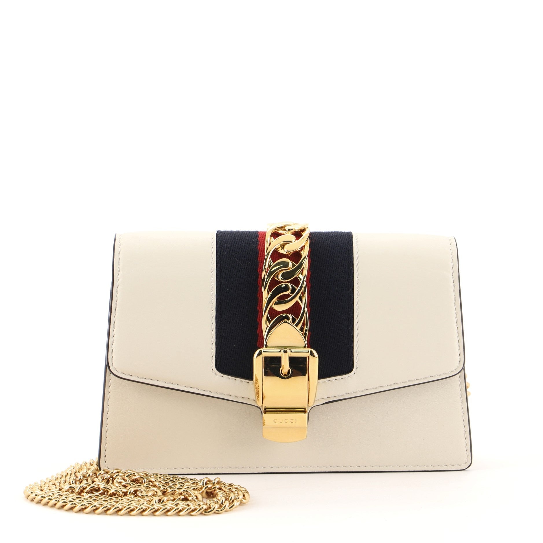Sylvie Chain Shoulder Bag Leather Super Mini