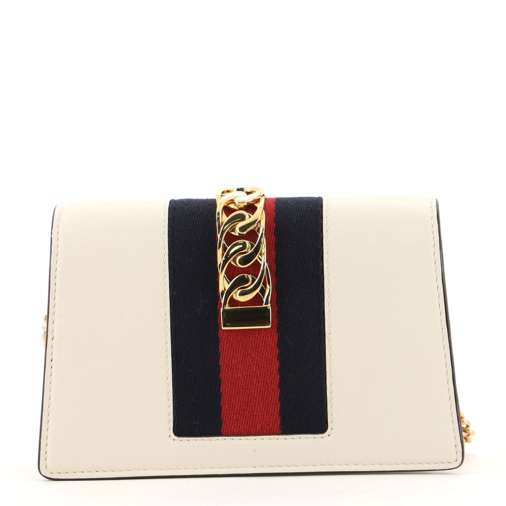 Sylvie Chain Shoulder Bag Leather Super Mini