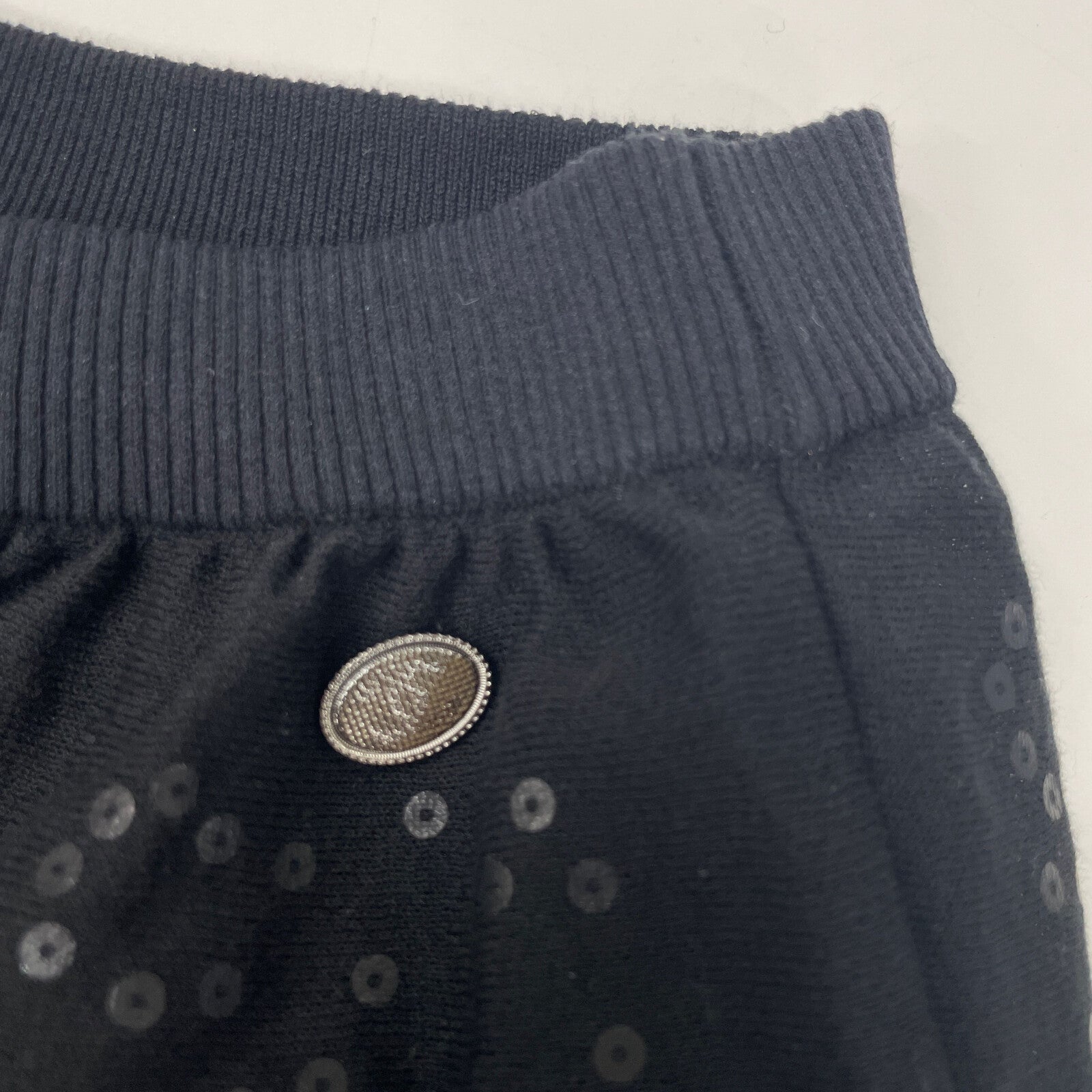 Chanel P56206K07337 Cotton Sequin Skirt