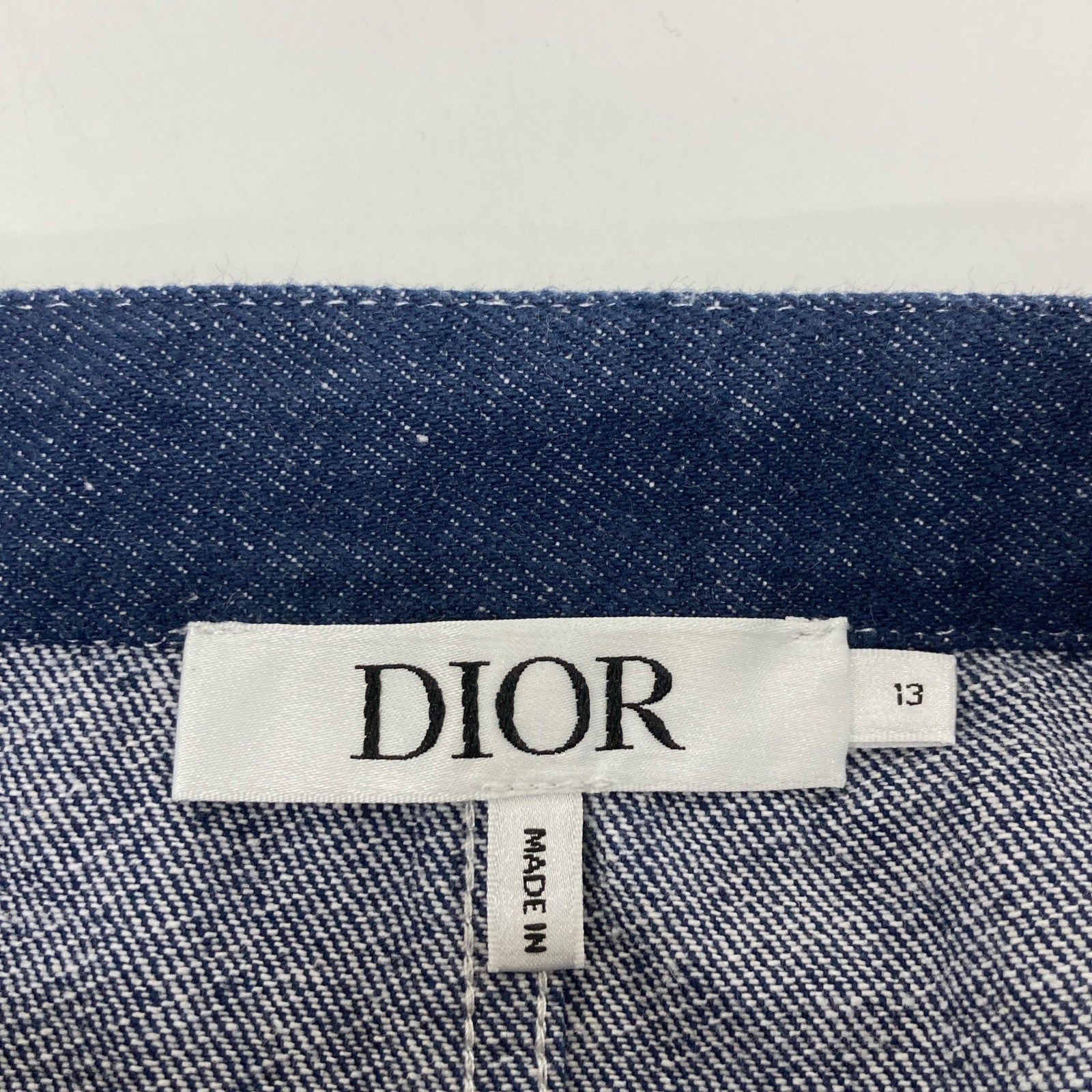 Dior 4SBM12SKTB Denim Skirt