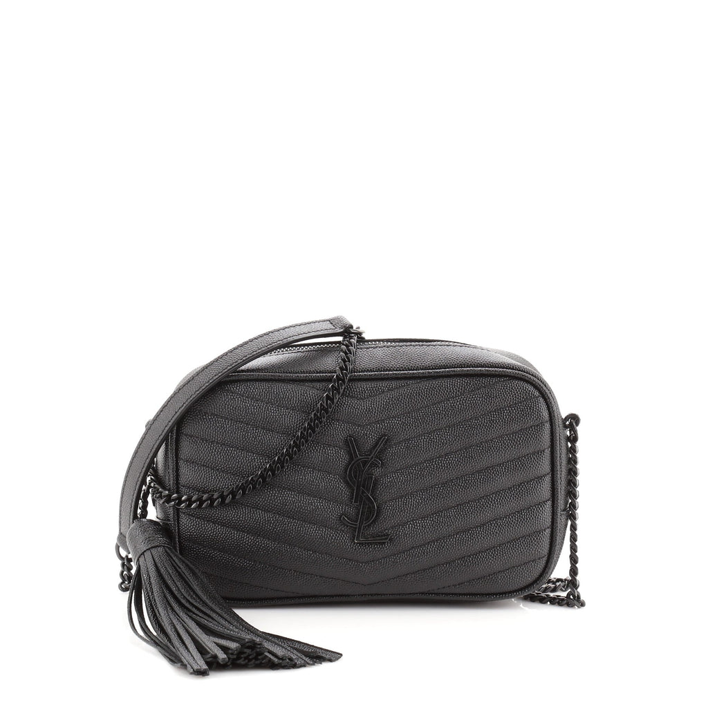 Lou Camera Bag Matelasse Chevron Leather Mini