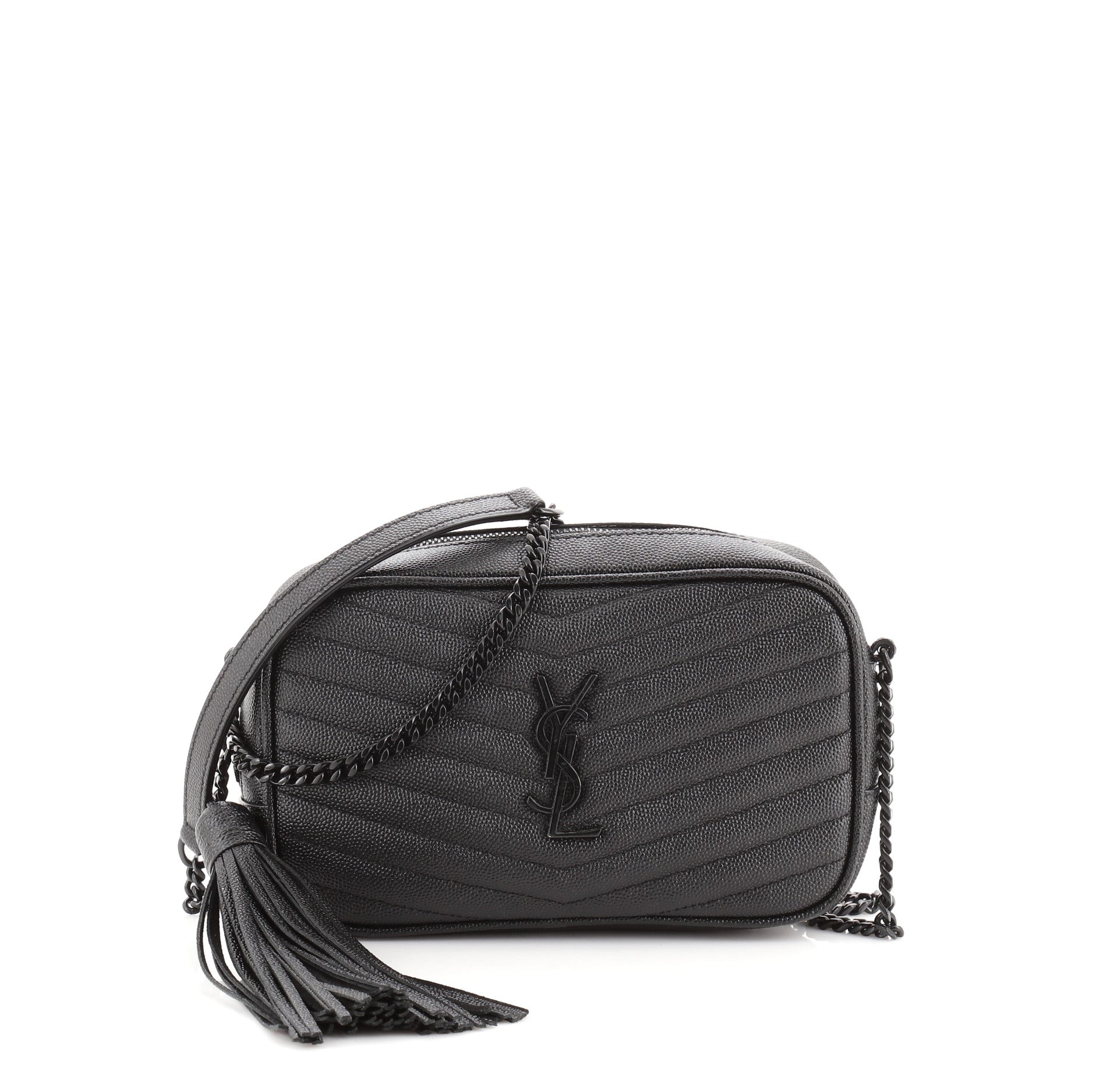 Lou Camera Bag Matelasse Chevron Leather Mini