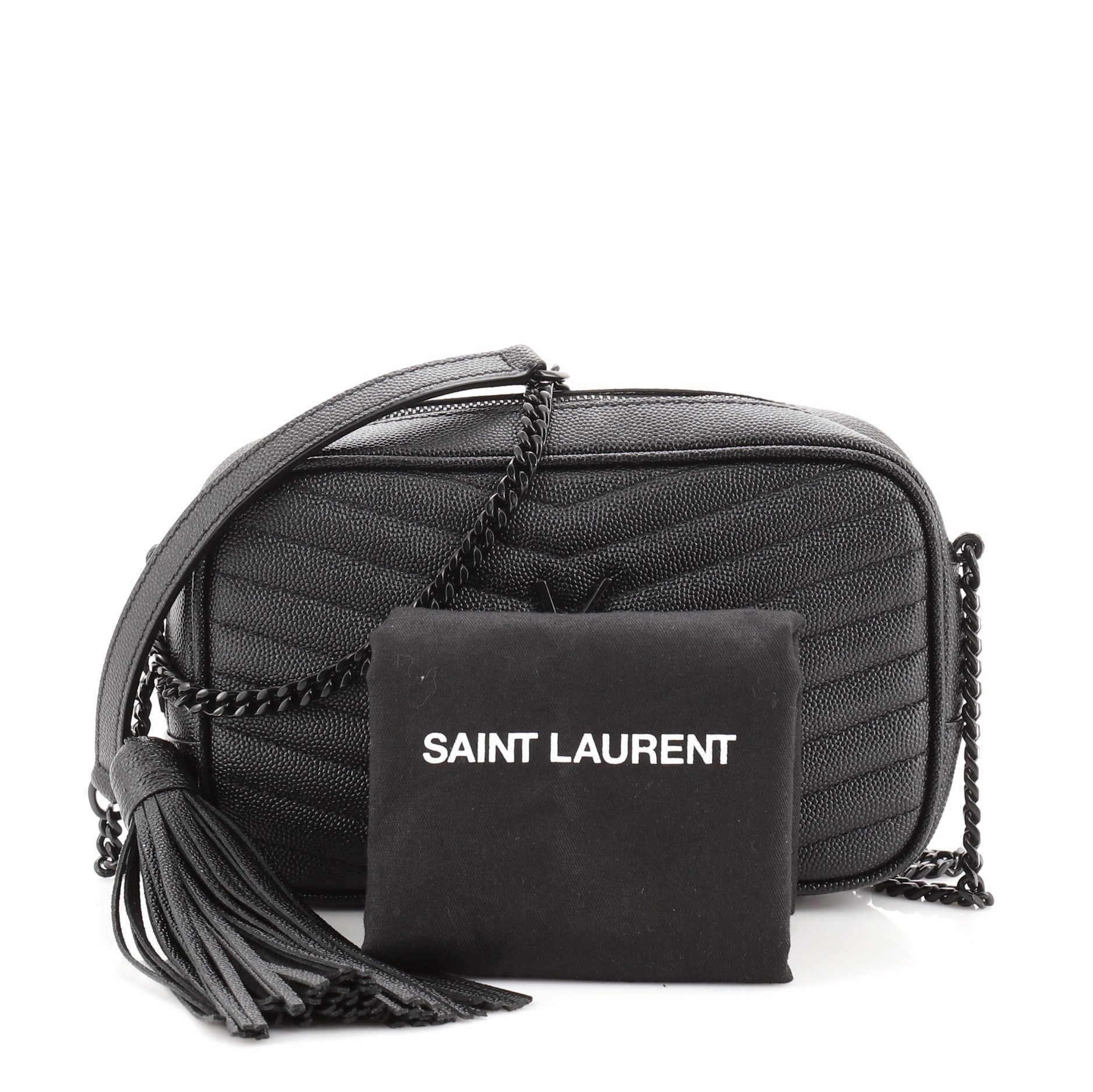 Lou Camera Bag Matelasse Chevron Leather Mini