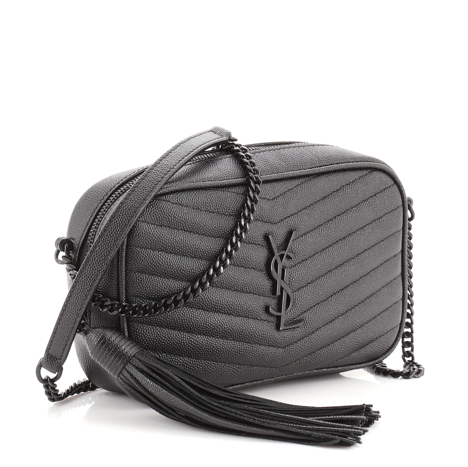 Lou Camera Bag Matelasse Chevron Leather Mini