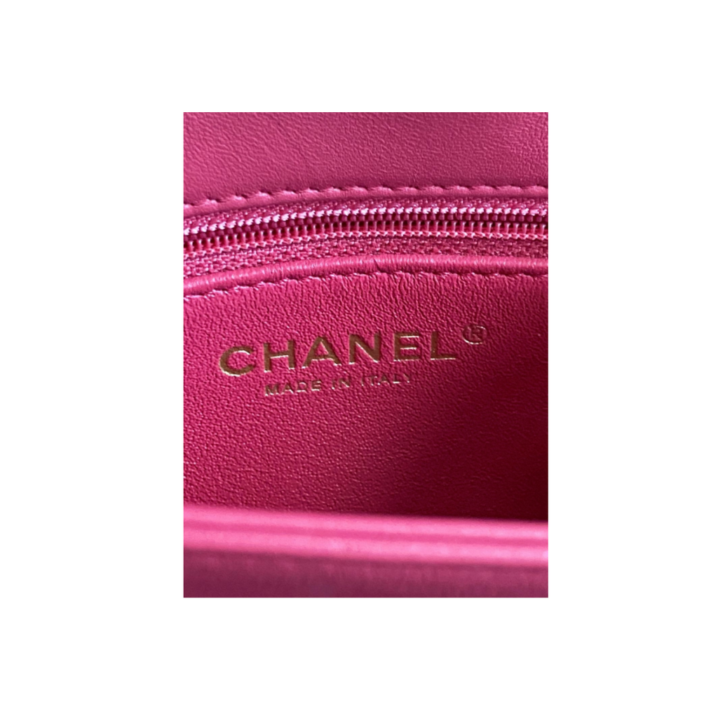 Chanel Small Trendy CC Bag in Hot Pink with Gold Hardware