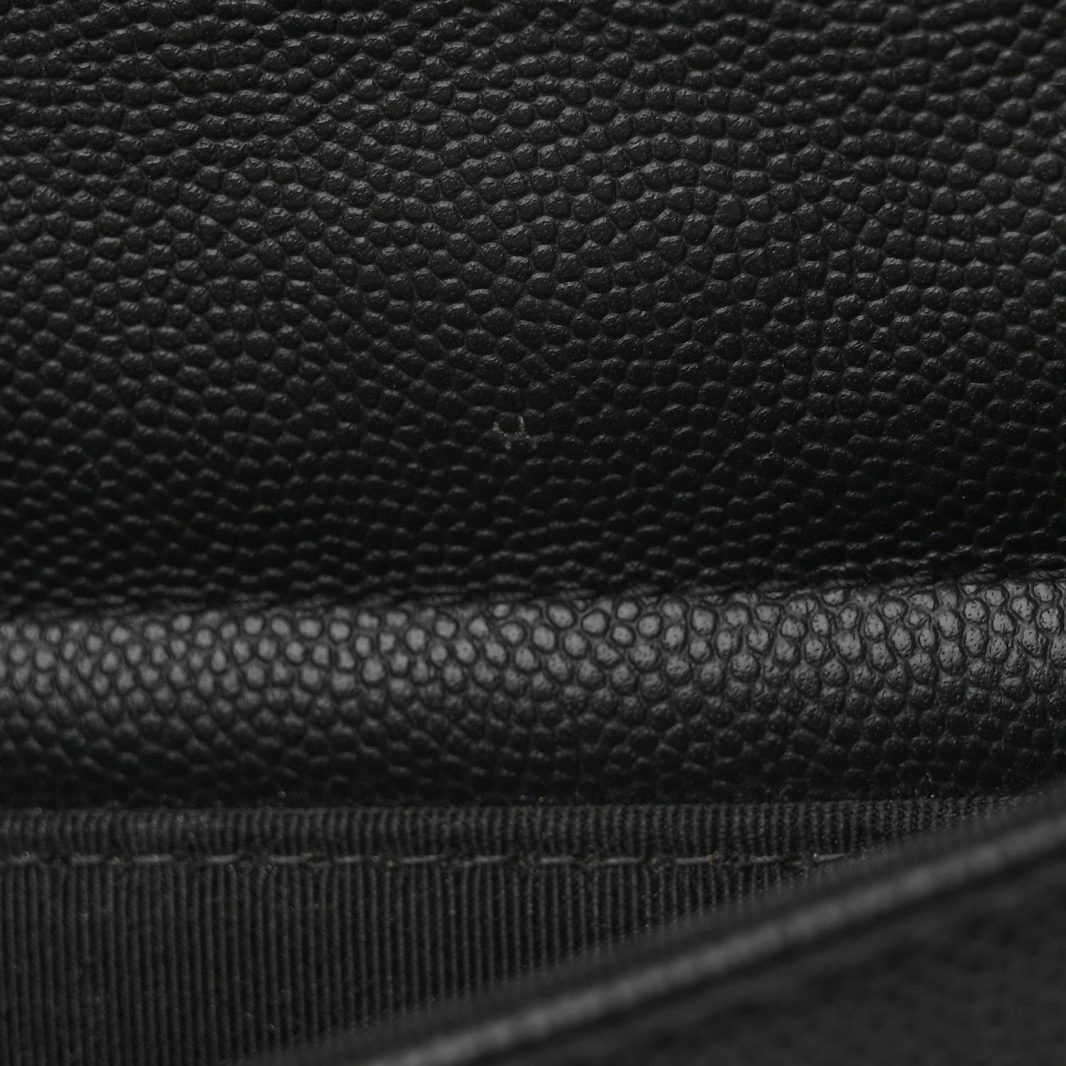 Caviar Quilted Medium Zip Around Backpack Black