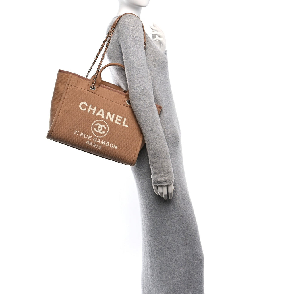 Mixed Fibers Small Deauville Tote Camel