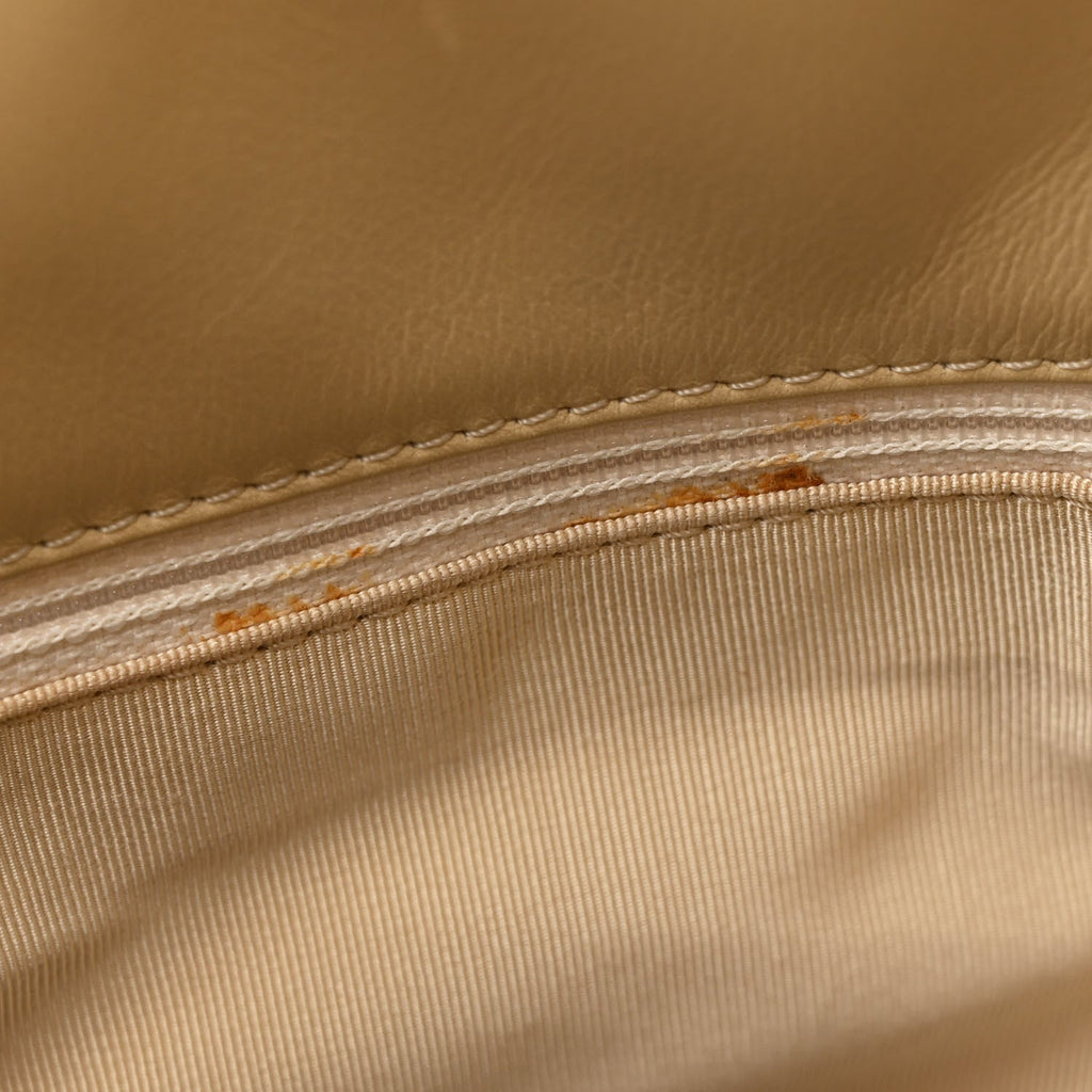 Calfskin CC Tote Beige