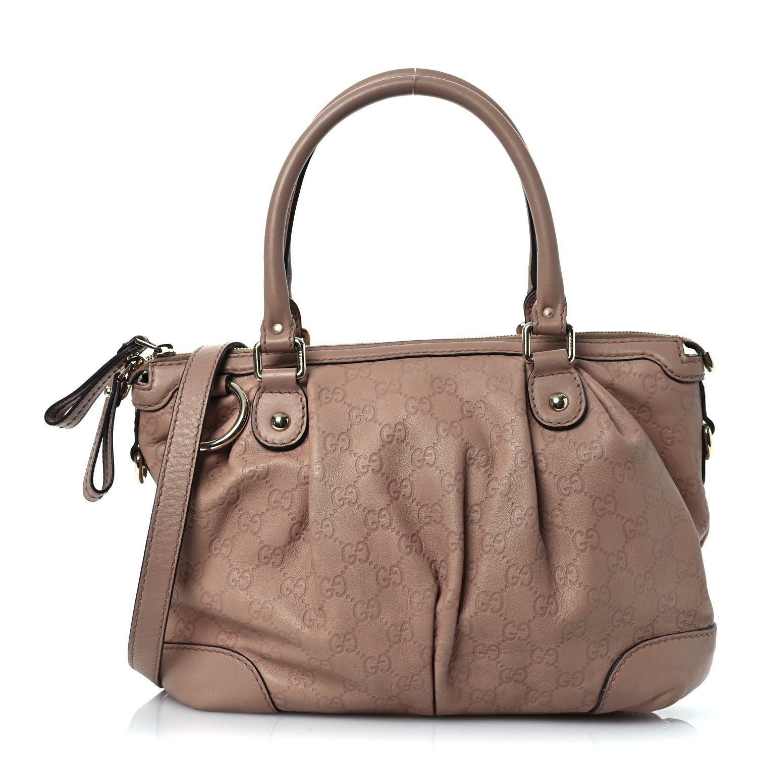 Guccissima Medium Sukey Top Handle Bag Dusty Rose