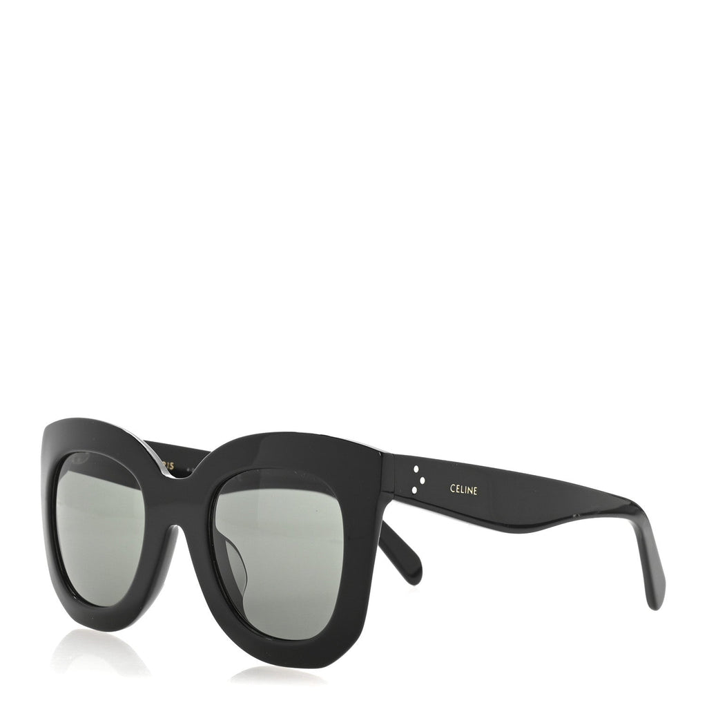 Oversized Round Sunglasses CL4005FN Black
