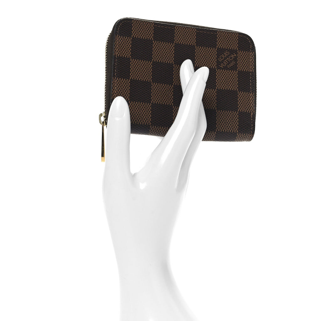 Damier Ebene Zippy Coin Purse