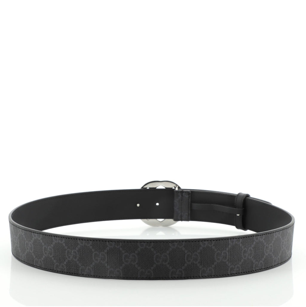 Interlocking G Belt GG Coated Canvas Wide 95