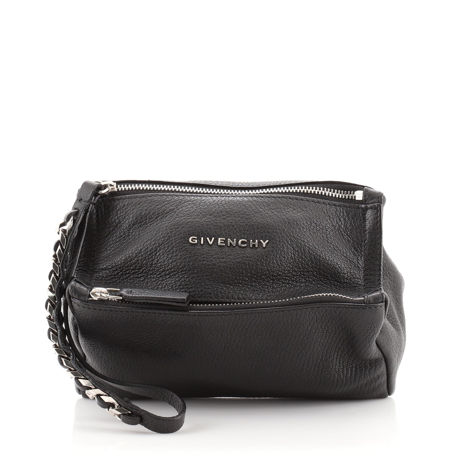 Pandora Wristlet Clutch Leather