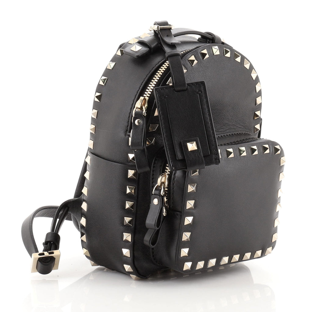 Rockstud Backpack Leather Mini
