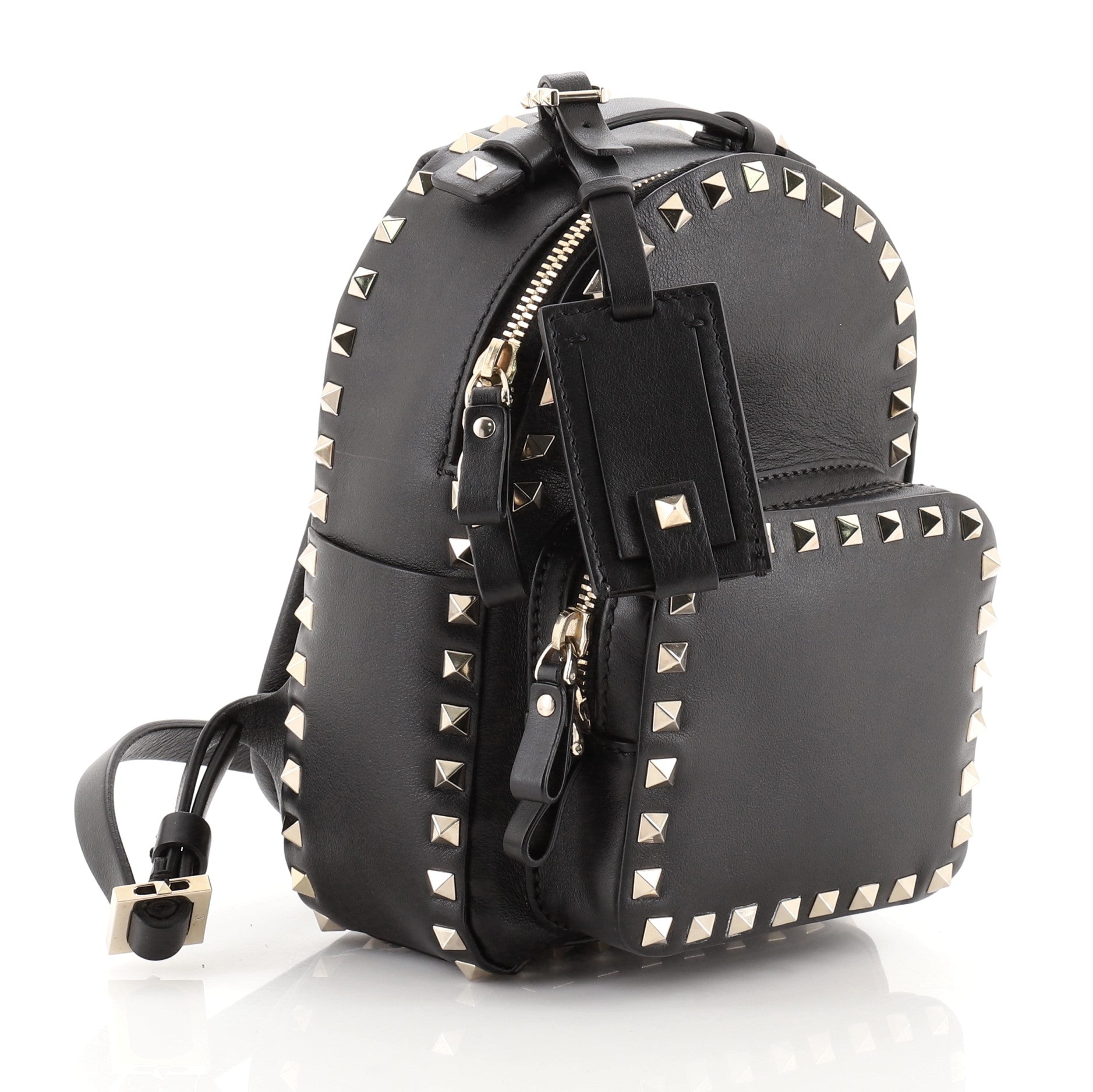 Rockstud Backpack Leather Mini