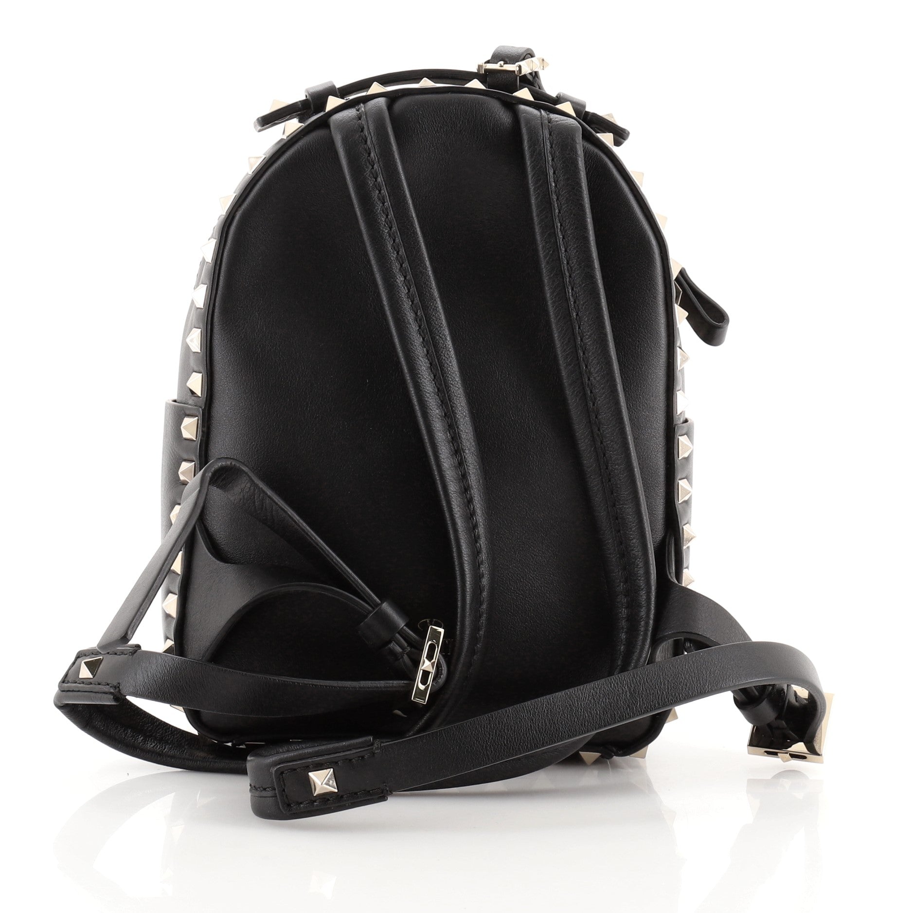 Rockstud Backpack Leather Mini