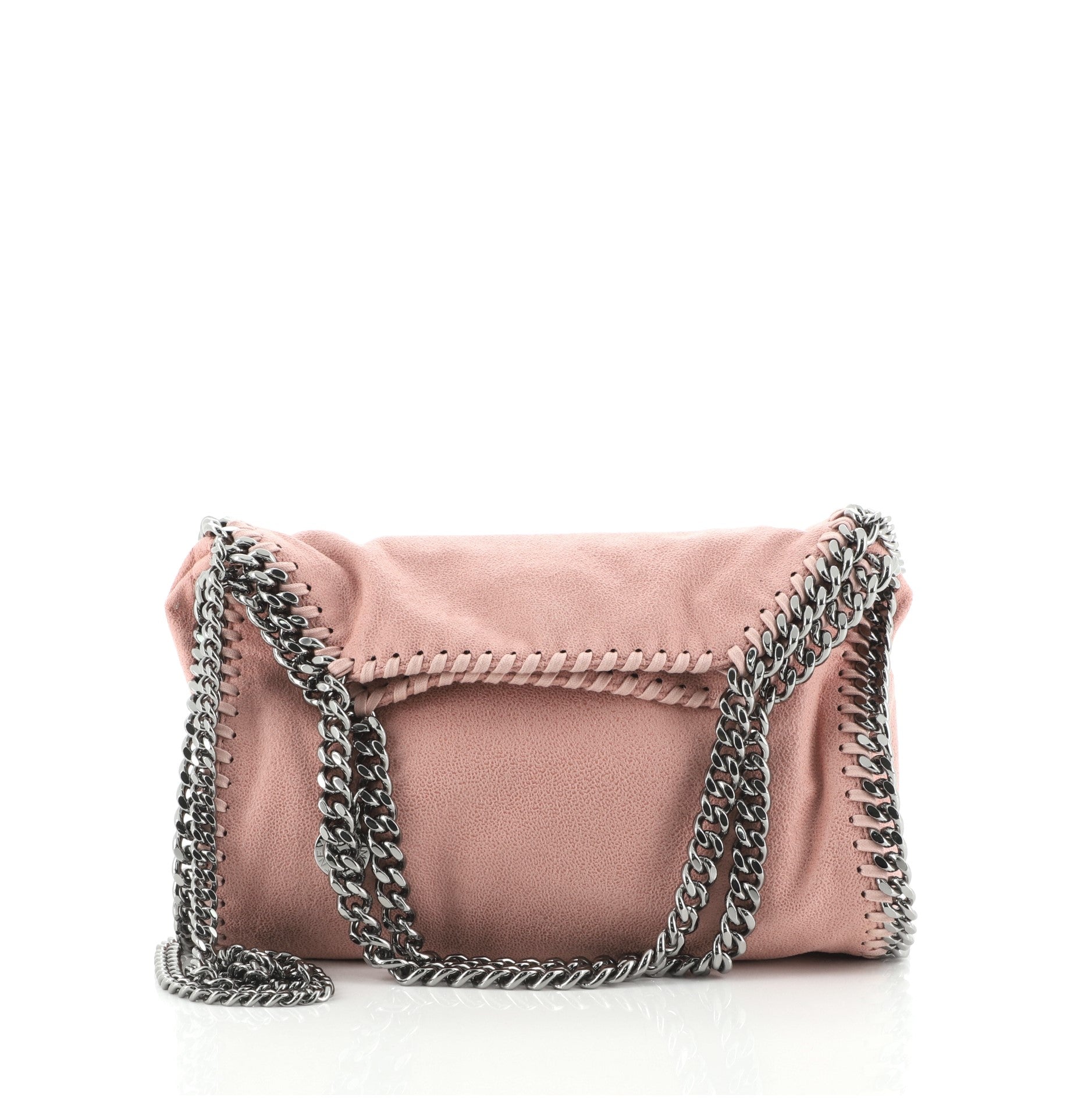 Falabella Fold Over Crossbody Bag Shaggy Deer Mini
