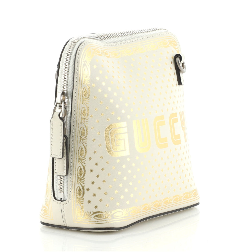 Dome Crossbody Bag Limited Edition Printed Leather Mini