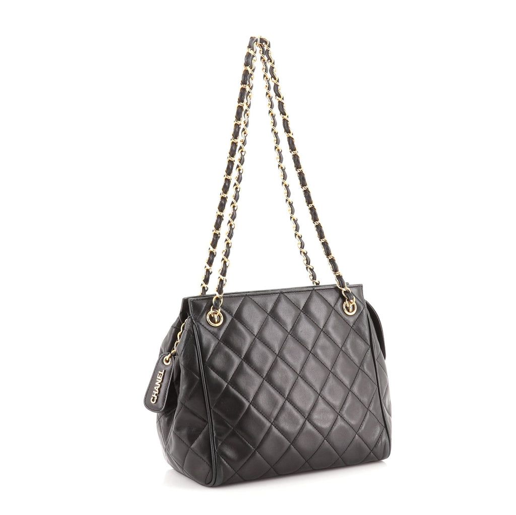 Vintage Chain Tote Quilted Lambskin Mini