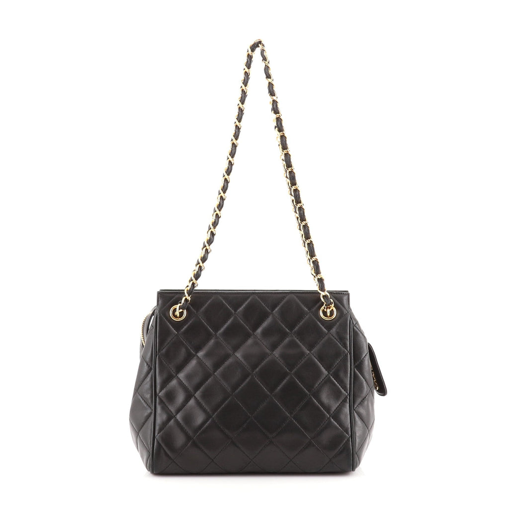 Vintage Chain Tote Quilted Lambskin Mini