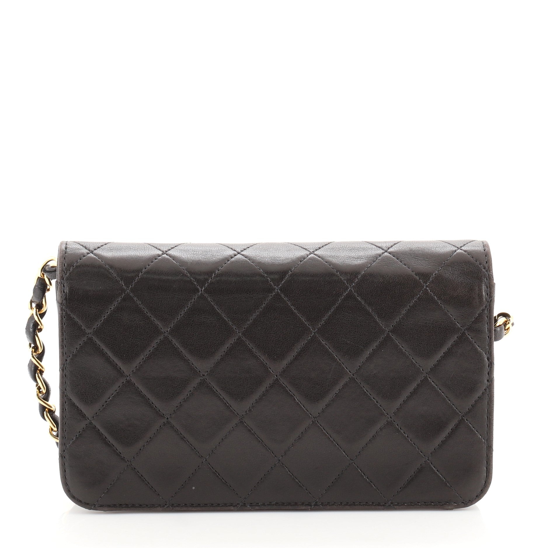 Vintage Full Flap Bag Quilted Lambskin Mini
