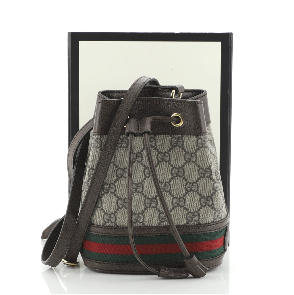 Ophidia Bucket Bag GG Coated Canvas Mini