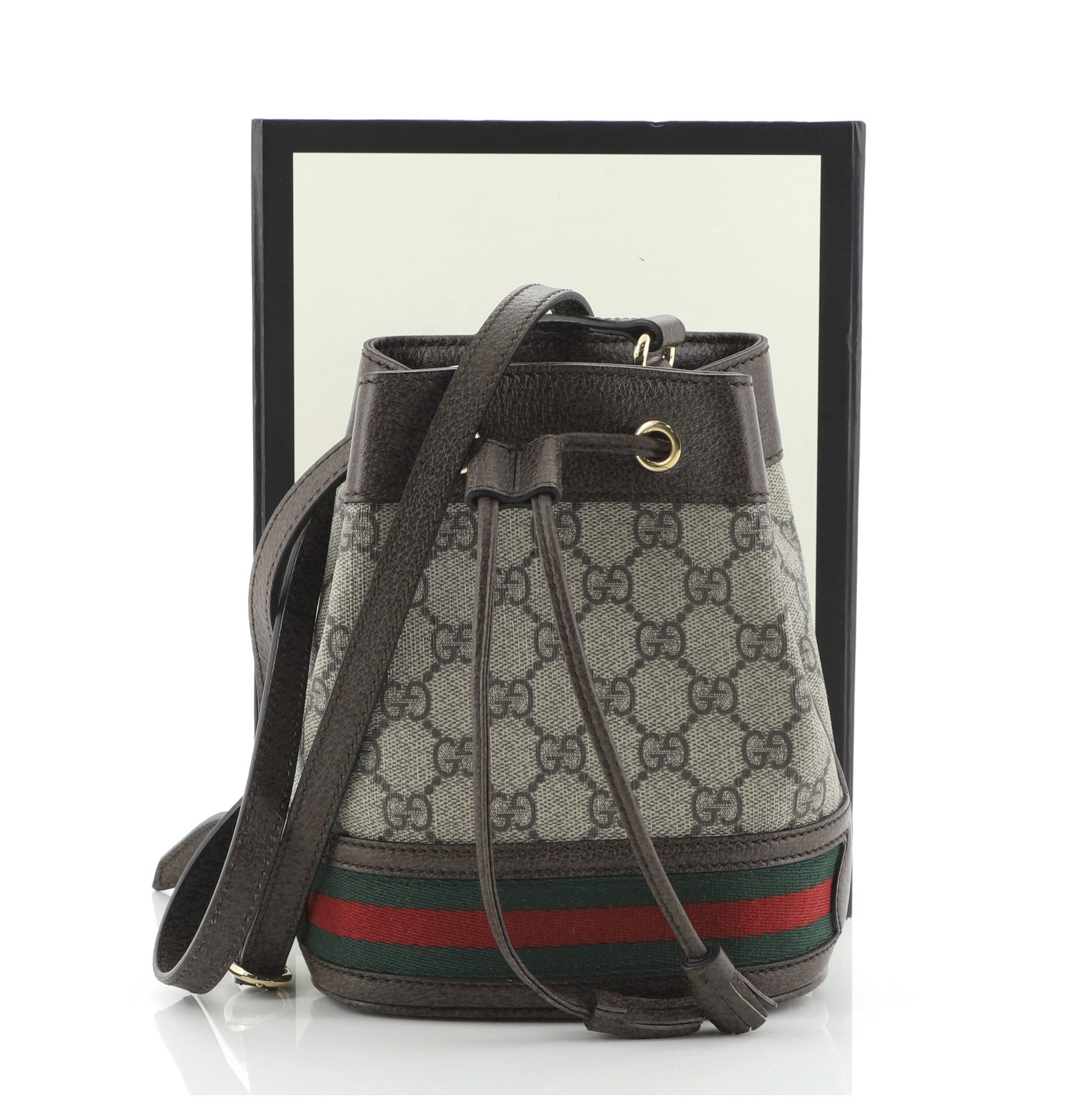 Ophidia Bucket Bag GG Coated Canvas Mini