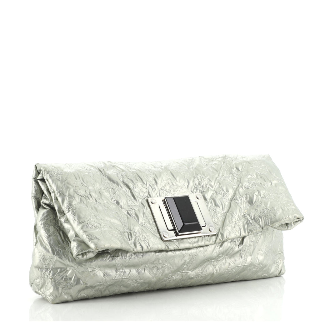 Altair Clutch Monogram Jacquard Textile
