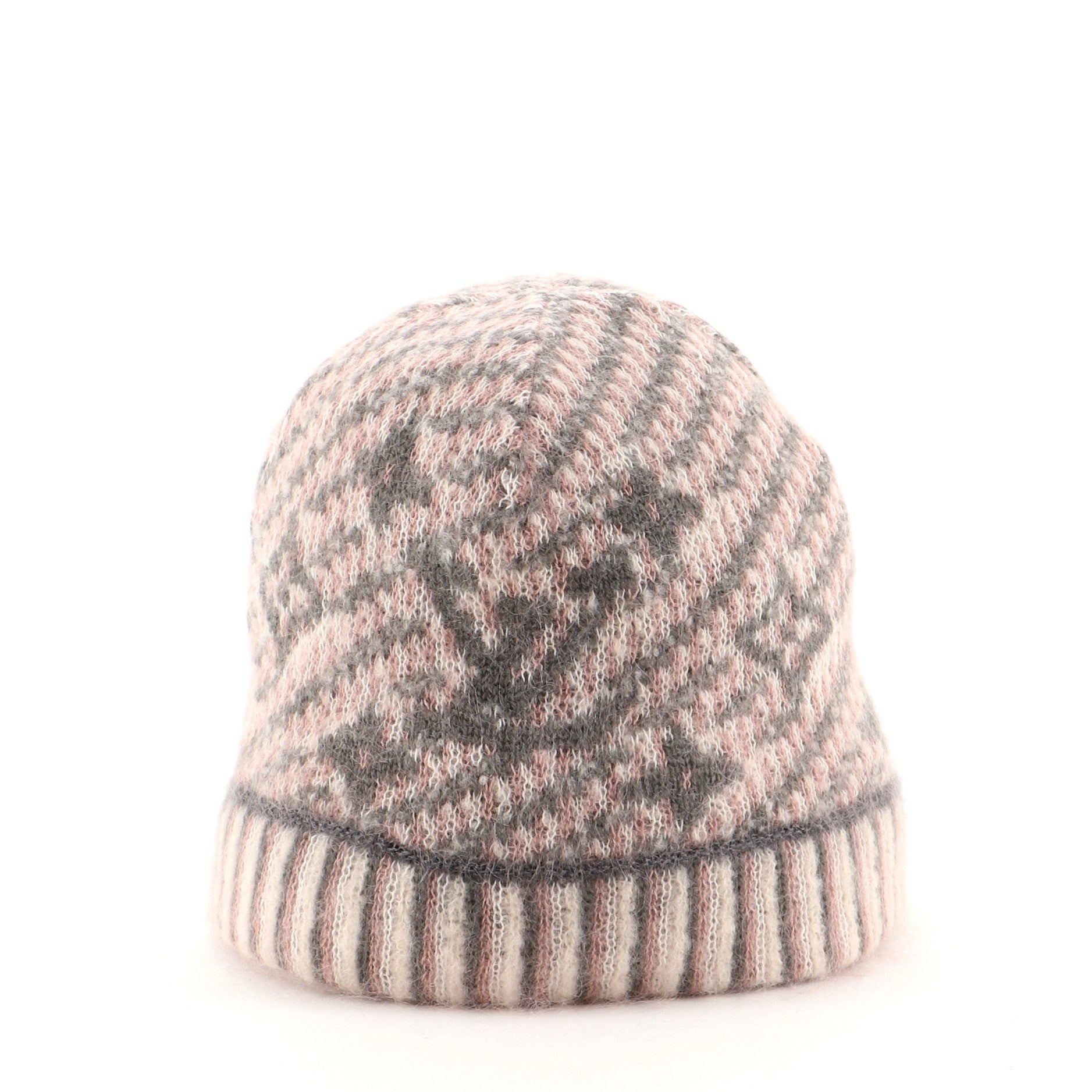 Monogram Beanie Wool Blend XS