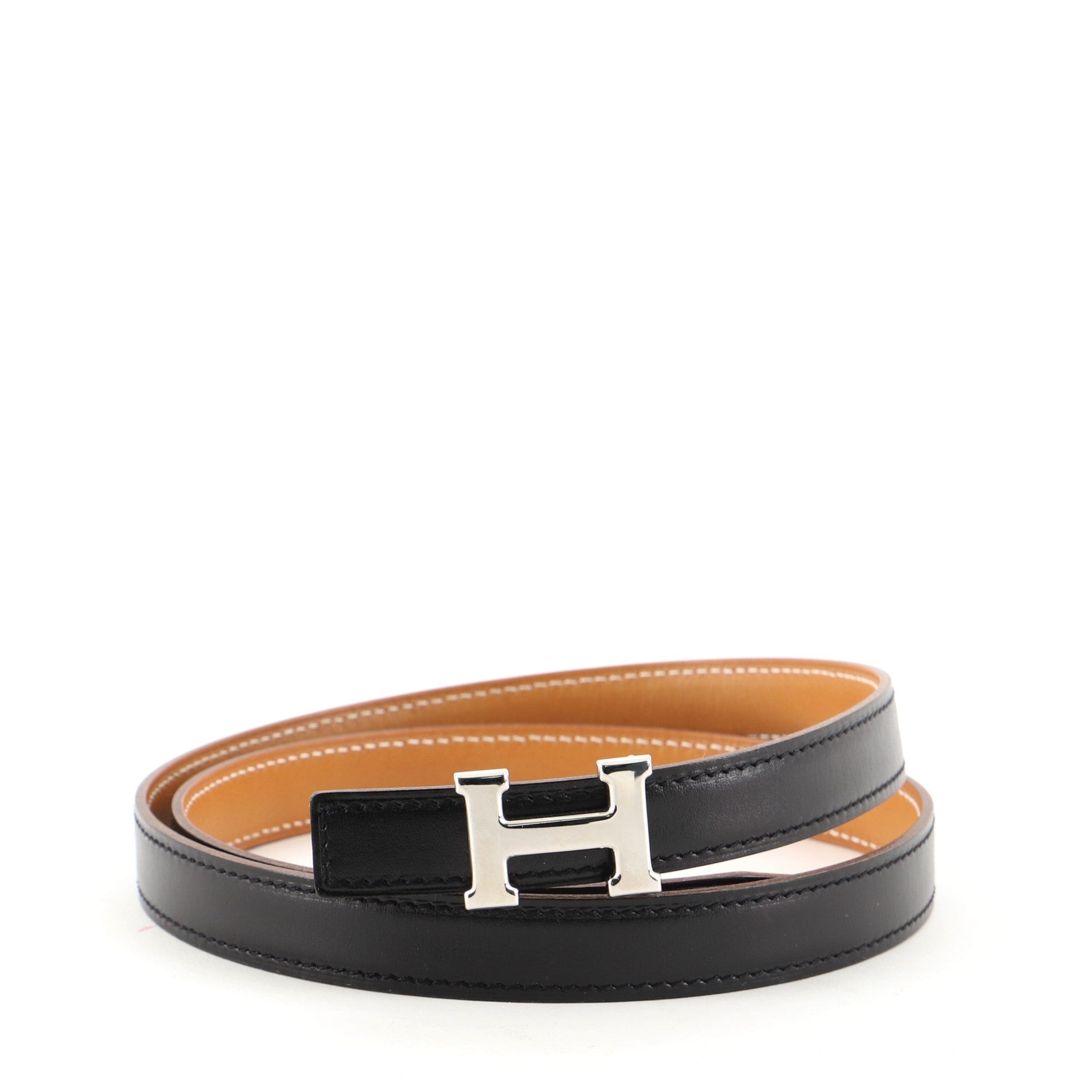Constance Reversible Belt Leather Thin 85