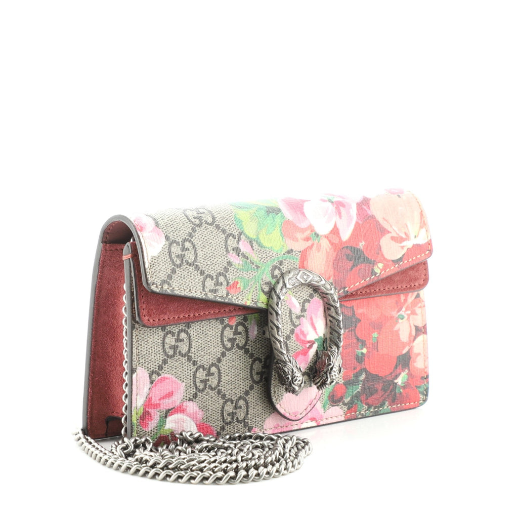 Dionysus Bag Blooms Print GG Coated Canvas Super Mini