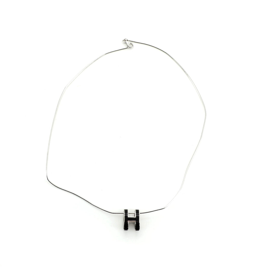Pop H Necklace Metal and Enamel