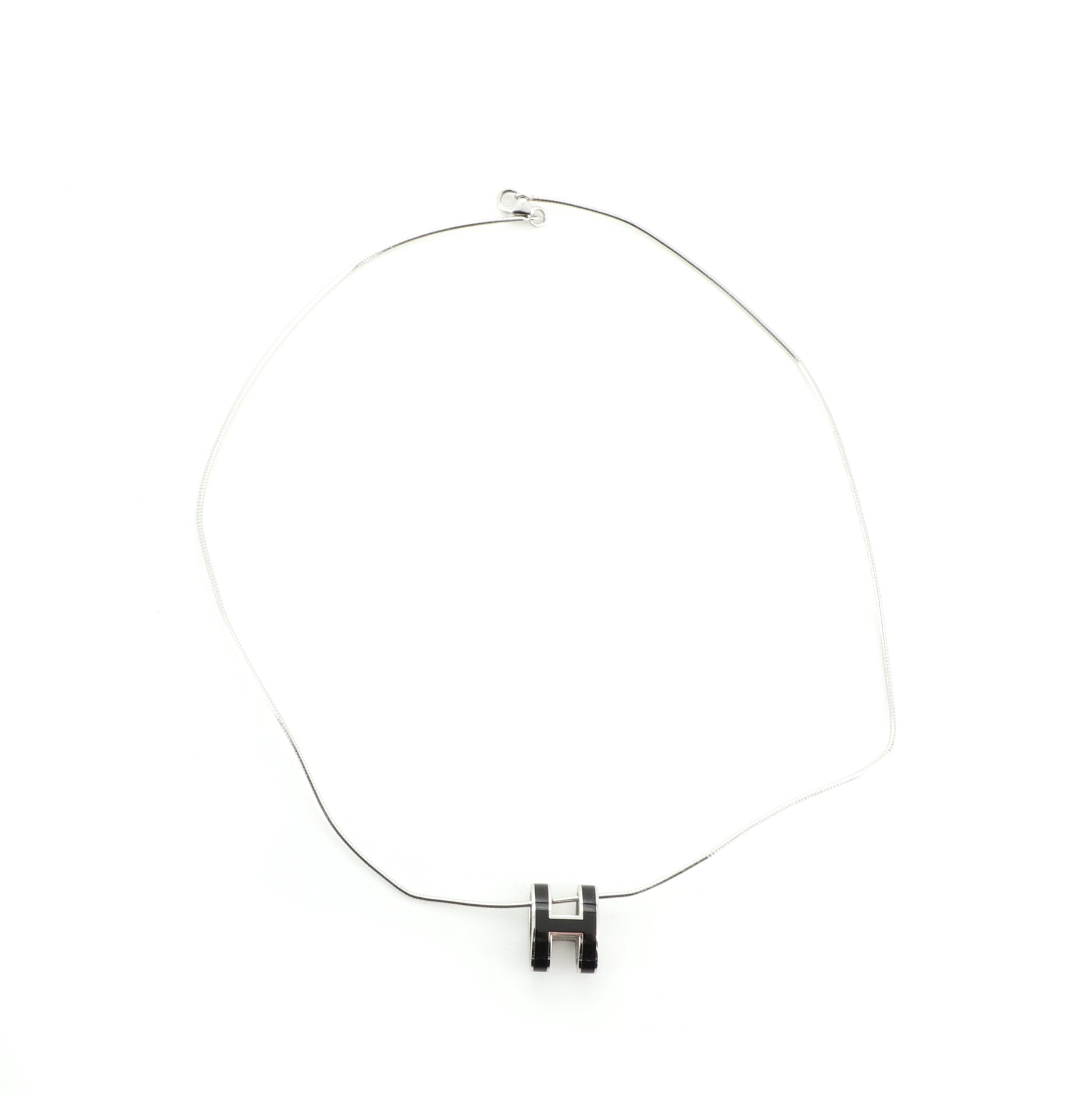 Pop H Necklace Metal and Enamel